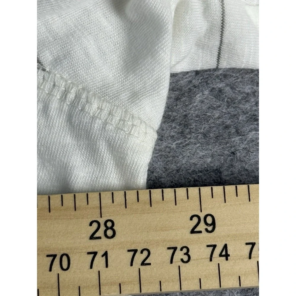 Fall Creek Long Sleeve Pullover T-Shirt Mens 3XL Off White W Grey Stripe NWT‎